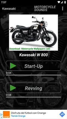 MOTORCYCLE SOUNDS android App screenshot 8